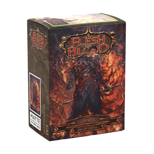 Dragon Shield | Flesh & Blood Art Sleeves | 100 CT - Smooth & Tough Premium TCG Sleeves | Compatible with Pokemon, One Piece & Magic the Gathering | FAI - color: Fai