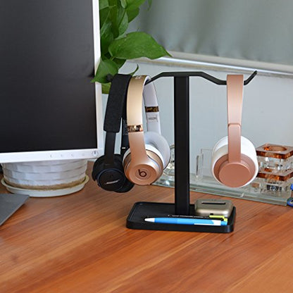 Avantree Neetto HS908 - Dual Headphone Stand for Desk