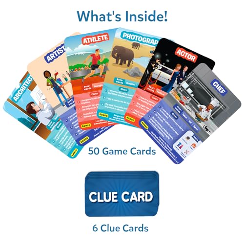 Skillmatics Guess in 10 Professions, Perfect for Boys, Girls, Kids & Families Who Love Card Games, Educational Toys, Gifts for Ages 6, 7, 8, 9 and Up - style: Professions