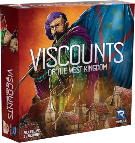 Renegade Game Studios Viscounts of the West Kingdom Strategy Board Game | Medieval Trilogy Game for 1-4 Players, Ages 12+, High Replay Value, 60-90 Min Playtime, Shem Phillips Design
