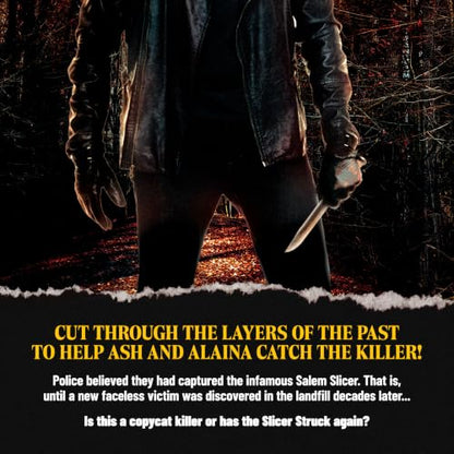 Hunt A Killer x Morbid: The Salem Slicer - Murder Mystery Game for Adults, True Crime Detective Board Games with Realistic Evidence, Forensic Files & Exclusive Podcast, 1+ Players, Ages 17+ - style: Salem Slicer