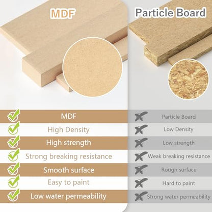 Wooden Model Kit Tool Storage Rack with 100 Holes, Brush/Paint Organizer with MDF Material, Craft Supplies Storage, Brush/Tool Holder, Suitable for Tamiya/Gundam Tools, GK6