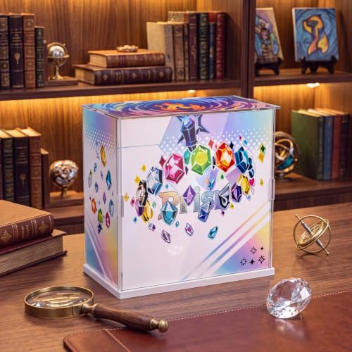 Junkin 6 Pack ETB Acrylic Case Compatible with Elite Trainer Box ETB Protector Case Stackable Storage Boxes Containers for Display Collectibles Cosmetic Figures Game Cards