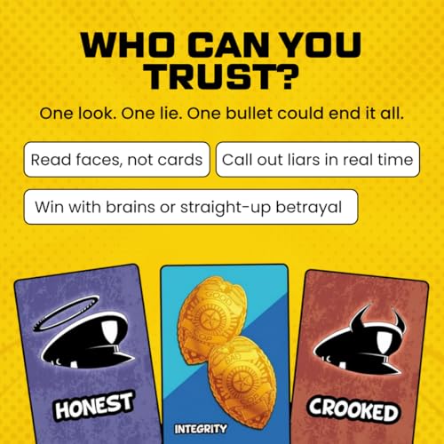 Pull the Pin Games Good Cop Bad Cop - Board Games & Card Games for Epic Fun - Hidden Identity Party Card Game - Fast-Paced Social Deduction - Easy to Learn - 4-8 Players - Award-Winning Family Game