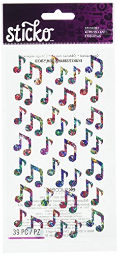 Sticko Classic Stickers-Jazzy Notes