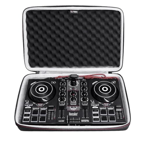 LTGEM DJ Controller Case for Hercules DJControl Inpulse 200 / DJControl Inpulse 200 MK2 - Hard Storage Travel Protective Carrying Bag (Case Only) - size: Hercules Inpulse 200