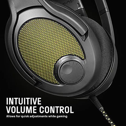 DROP + Sennheiser PC38X Gaming Headset — Noise-Cancelling Microphone with Over-Ear Open-Back Design, Velour Earpads, Compatible with PC, Gaming Consoles, and Mobile Devices, Black (Renewed)