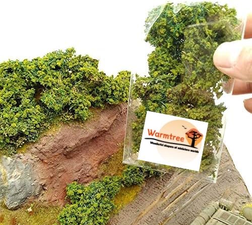 Warmtree Miniature Shrubs for Diorama, Terrain Model Kit Bushes | Simulation Landscape War Gaming Terrain Decoration Railroad Scenery War Gaming Scenery Gamers Grass Tufts Battlefield