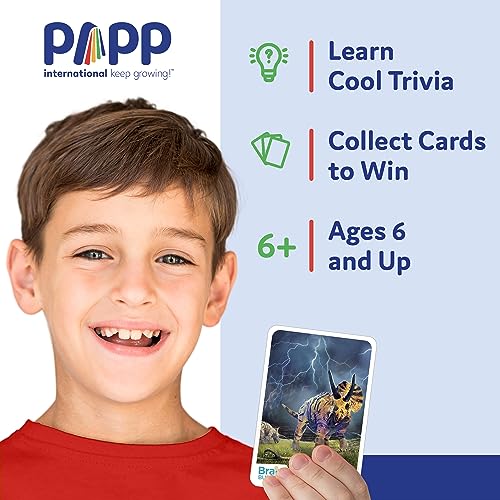 Brain Busters Card Game for Kids, Family Trivia Game Bundle with 120 Flash Cards - Learn and Play with Multiple Choice Trivia Cards About Environment, Insects, Geography and Pets (Ages 6+) - style: Nature