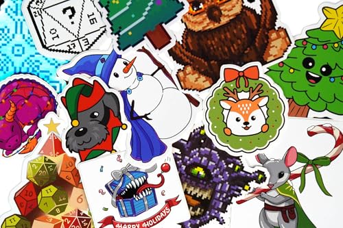 1985 Games Holiday Mystery Dice Bag – Unique DND Gifts for Role Playing Tabletop Games, Pack of 1 - color: Holiday Mystery Dice, size: Pack of 1
