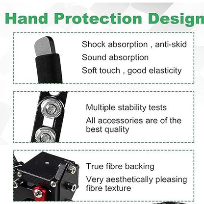 GOWENIC USB Handbrake, Sim Racing Game Hand Brake 64 Bit 2 in 1 Handbrake for ONE, Series S X PC with G920, for, iRacing Setup Use (Black) - color: Black