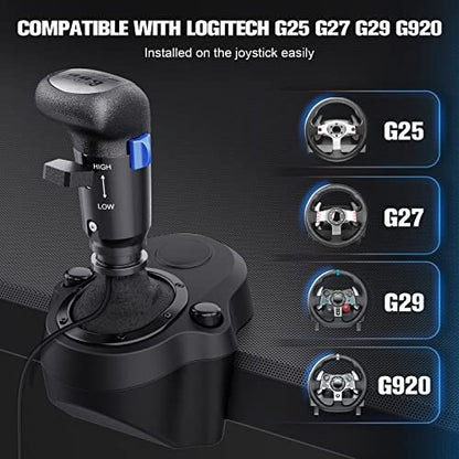 aikeec USB Gearshift Knob from a Man Truck ATS ETS for Logitech G29 G27 G25 G920 H Gearshift Shifter Knob for ATS ETS2 Games AI PC … | USB gear shift knob for ATS/ETS2 truck simulation, compatible with Logitech G25 G27 G29 G920 shifters for PC sim gaming