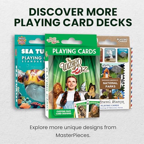 MasterPieces Officially Licensed Wizard of Playing Cards - 54 Card Deck for Adults - style: Wizard of Oz