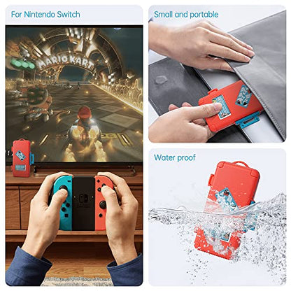 LYNCA Large Capacity Switch Game Card Case Compatible with Nintendo Swith Games, Protective Switch Game Cartridges Holder Carrying Storage Box, Portable Game Memory Card Holder