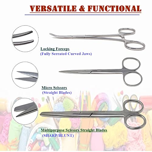 Professional Gundam Modeler Basic Tools Craft Set Hobby Building Kit with Carrying Case Ideal for Model Building Repairing and Fixing Warhammer Detail Miniature Figures Repairing (Craft Kit - 44 Pcs)