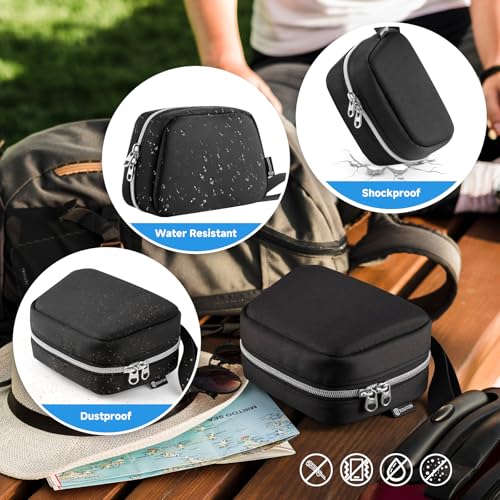 CaSZLUTION Travel Carrying Case Compatible with Switch 2 Pro Controller | Universal Protective Storage Bag for Switch and PS5 Wireless Gaming Controllers, Fabric Shockproof Bag, Black, Case Only