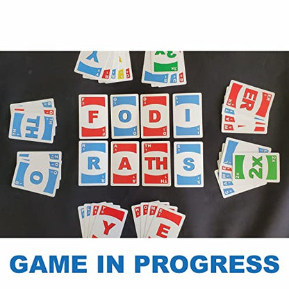 Word Card Game, Fun Family Word Game for Adults, Kids, Game Night, 1-6 Players, Ages 8+