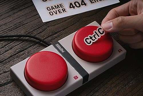 8Bitdo 87 Keys Retro Mechanical Keyboard Bluetooth/2.4G/USB-C, Hot Swappable, Dual Super Programmable Buttons, Volume knob for Windows and Android - N Edition - color: N Edition