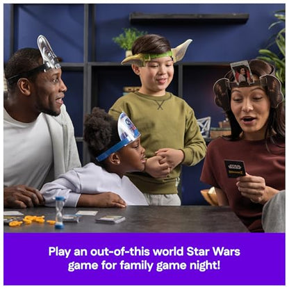 Spin Master Games, Star Wars Hedbanz, Hilarious Picture Guessing Board Game Featuring Classic & Modern Characters, Star Wars Trivia, for Family & Kids, 2-6 Players, for Ages 6 & Up - style: Star Wars Hedbanz