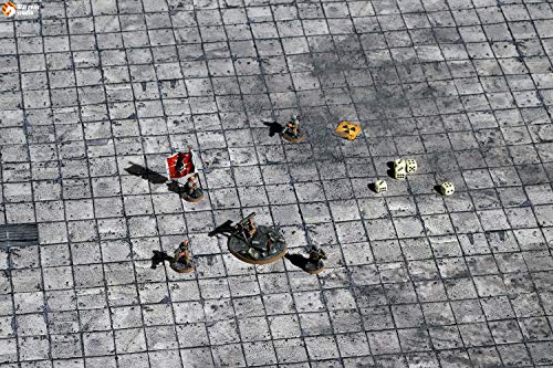 Warzone Studio 60 x 44 inch Double-Sided Rubber Battle Mat: Homeland + Los Duas + Bag