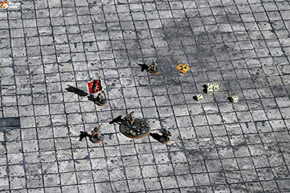 Warzone Studio 60 x 44 inch Double-Sided Rubber Battle Mat: Homeland + Los Duas + Bag