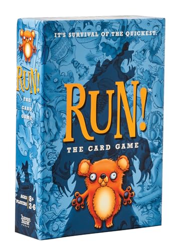 Run! The Card Game — The Hilarious Family Card Game Where Losing is Half the Fun | Ages 8+ | 2–8 Players | 15–30 Min