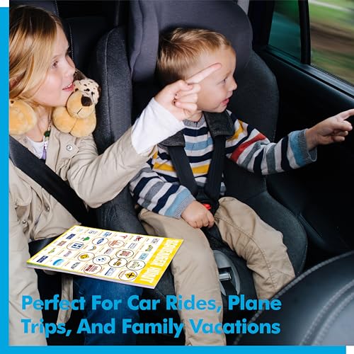 Road Trip Game Pad, 80 Perforated Sheets Travel Activity Pad, 5 Games in 1 Pad, Plane, Car Trip Activity, Pen Pencil & Paper Game for Kids, Adults (6” x 9”) - style: Trip Activity