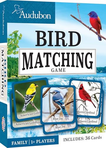 Masterpieces Officially Licensed Audubon Picture Matching Card Game for Kids and Families - style: Audubon