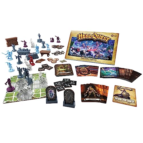 Avalon Hill, HeroQuest Rise of the Terror Moon Companies Pack to Play You Must Have the HeroQuest Base Game System Roleplay Game - style: THE ASCESS OF THE EARTH MOON