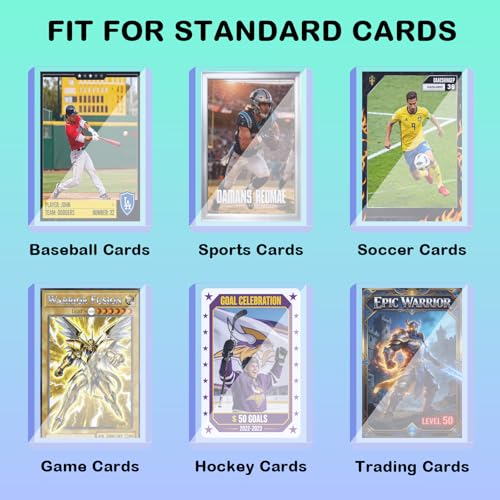 25-Pack 360pt Thick 3"x4" Plastic Card Protectors, Hard Card Sleeve | Wide Top Opening, Scratch-Resistant Clear Shell, Trading Cards Collectible And Display, Long-Term Card Preservation - size: 360PT 25ct Hard Sleeves