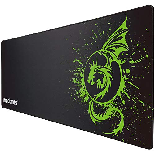 Large Mouse Pad Extended Speed Gaming Mouse Pad Fly Dragon Mouse Pad Gamer Office Computer Mouse Mat (A-Green) - color: A-Green