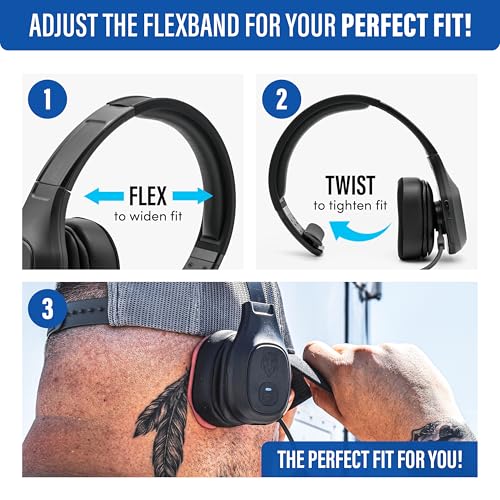 Blue Tiger Storm Black - Premium Trucker Bluetooth Headset - Wireless Noise Canceling Mono Headset with Mic - High-Fidelity Sound, 30-Hour Talk Time, USB-C Charging - for Truck Drivers, Bluetooth 5.0 - color: Black, style: Storm Black