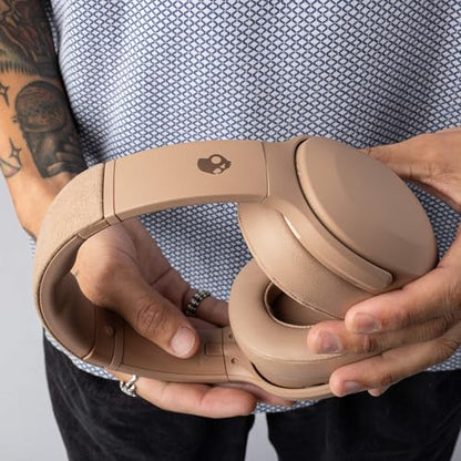 Skullcandy Crusher Evo Wireless Bluetooth Headphones with Multi-Sensory Bass, Noise Isolating Over-Ear Fit, Up to 40 Hours Battery, Microphone for iPhone Android - Primer - color: Primer