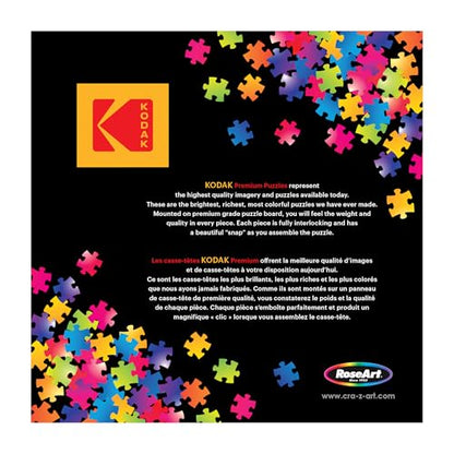 RoseArt Kodak Premium 4th of July Yard 1000 Piece Jigsaw Puzzle for Adults | 19.25" x 26.625" Finished Size, Fully Interlocking Pieces, Bonus Poster Included - style: Yard