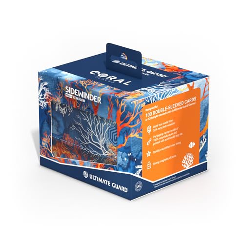 Ultimate Guard - Sidewinder 100+ Xenoskin - 2025 Exclusive “Coral Places” - Fiery Reef - color: Fiery Reef
