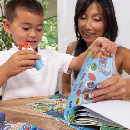 Melissa & Doug Sticker Wow!™ Fox Bundle: 24-Page Activity Book, Refillable Sticker Stamper, Mini Pad, 500 Stickers, Arts and Crafts for Kids Ages 3+ (Pack of 2) - color: Fox, size: Bundle (Pack of 2)
