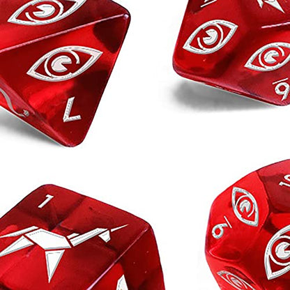 Free League Blade Runner RPG Dice Set of 4, Roleplaying Game Accessory - style: Dice Set