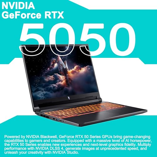 iCarp Customized Laptop Made with Acer Nitro V 16 AI Gaming Laptop 16" WUXGA 180Hz AMD 8-core Ryzen 7 260 16GB/32GB/64GB RAM 512GB/1TB/2TB/4TB SSD GeForce RTX 5050 (Up to 421 AI Tops) Backlit Win11 - style: Ryzen 7 260 + RTX 5050