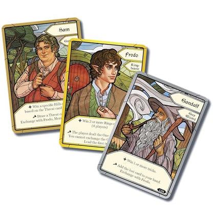 Asmodee The Lord of The Rings The Fellowship of The Ring Trick-Taking Game - A Cooperative Card Adventure! Strategy Game for Kids & Adults, Ages 10+, 1-4 Players, 20 Minute Playtime