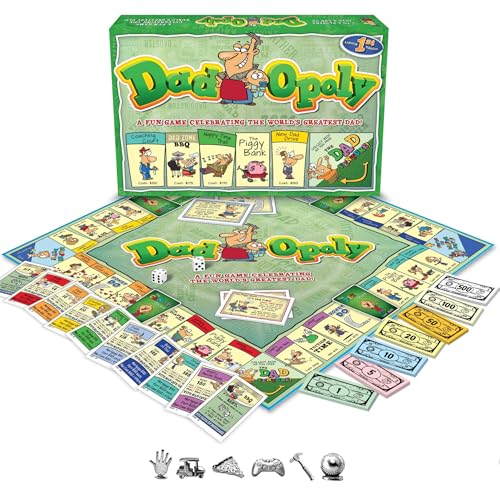 DadOpoly – The Hilarious Family Board Game for Dads and Kids, Family Night Laughs, and Dad Humor Fun