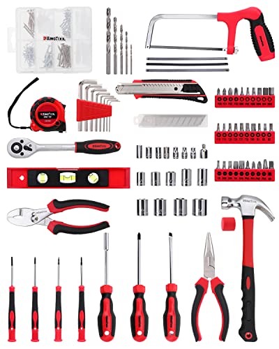 KingTool Home Repair Tool Kit - 226 Piece General Home/Auto Repair Tool Set, General Mechanic Tool Set, General Household Tool Kit, Perfect for Homeowner, Diyer, Handyman - style: 226-Pieces
