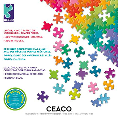 Ceaco - Yum Yum - 300 Large Piece Jigsaw Puzzle for Adults | Art by Eduard, Made in USA, Includes Poster, Giftable, Frameable