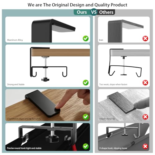 Univivi No Drill Under Desk Cable Management Tray, 36 inch Cable Management | Clamp/Screw Mount Cable Management Under Desk, Premium Fabric Under Desk Cable Tray, Various Size Cable tray for Office, Home - color: White, size: 36"L x 5.5"W