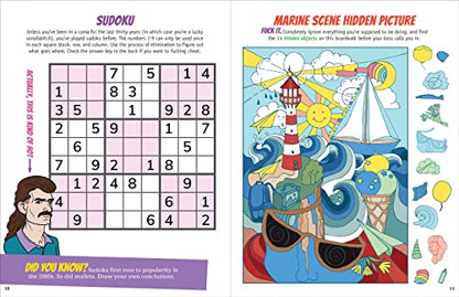 It's All F*cking Fun and Games (Profanity-littered word searches, crosswords, cryptograms, mazes, and more!)