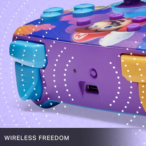PowerA Enhanced Wireless Controller for Nintendo Switch/Switch 2 / Switch Lite/OLED Model - Color Splash Heros - Gamepad, game controller, Officially Licensed - color: Color Splash Heroes