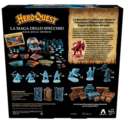 Avalon Hill, HeroQuest The Mirror Magician, Enterprise Pack, Fantasy Adventure Game in Dungeon Crawler Style - style: THE MIRROR MAGA