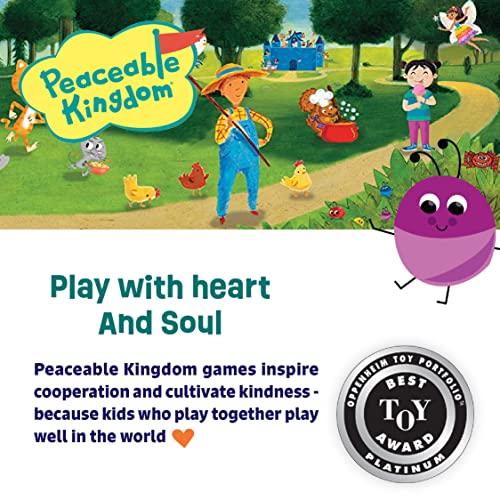 Peaceable Kingdom Snug as a Bug in a Rug Award Winning Cooperative Preschool Skills Builder Game for 2 to 4 Kids ages 3+ | Cooperative preschool game—match colors, shapes and counts to tuck the bugs in before the stink bugs sneak in, ages 3+