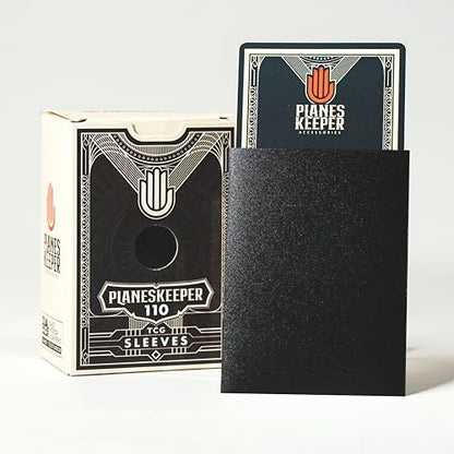 Matte Dual Standard Size Card Sleeves | 110 Pack (63×88mm) Standard Size | Textured Back, Clear Front, Double-Sleeving | Compatible with Magic The Gathering | TCG Sleeves (Nightveil) - color: Nightveil