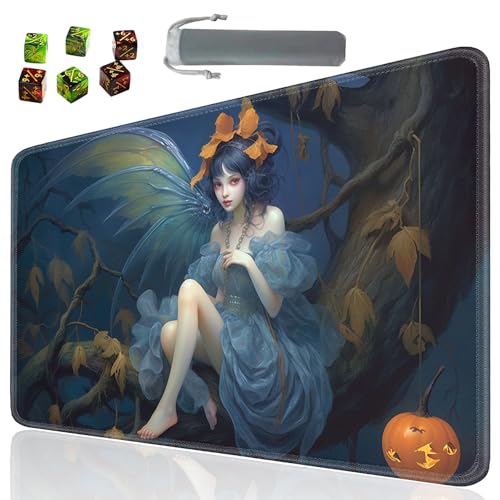 Board Game for TCG Playmat Table Mats Games Size 60X35 cm Mousepad Compatible for MTG RPG CCG Trading Card Game Play mats with 6 Dice (Playmat 1) - color: Sotw-playmats-1-1