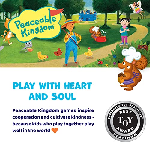 Peaceable Kingdom Acorn Soup – Game for You and Your 2 + Year Old – Fun Toddler Games Ages 2–4 That Teach Numbers and Counting Skills